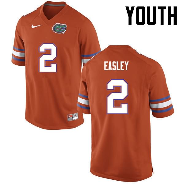 Youth NCAA Florida Gators Dominique Easley #2 Stitched Authentic Nike Orange College Football Jersey LWE7465RA